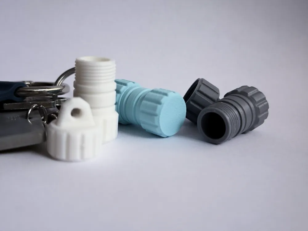 Key Shaped Container Key Ring Capsule Storage Container by wanobano - MakerWorld