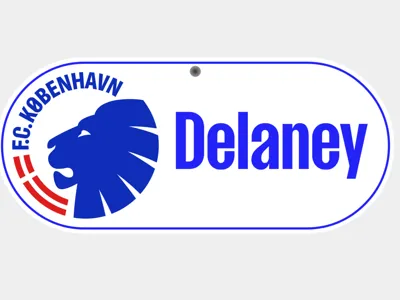 FCK - FC København Name Plate - Customizable