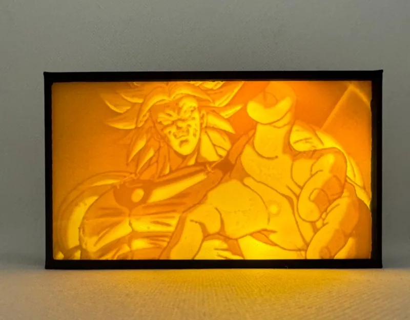 Dragonball lamp - Broly version