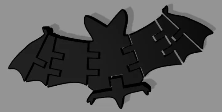 Flexi Bat Fidget Toy - Free 3D Print Model - MakerWorld