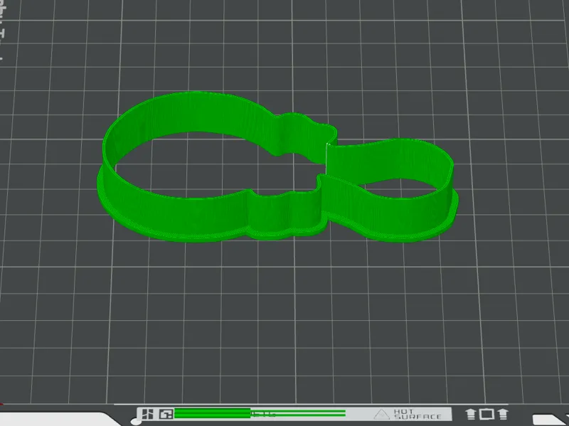4 inch Baby Rattle Cookie Cutter