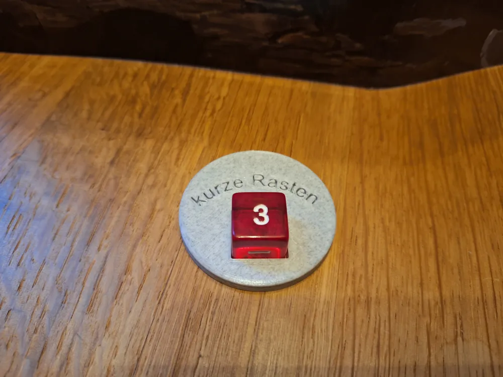 Rest token short rest dnd token by tommsen makerworld