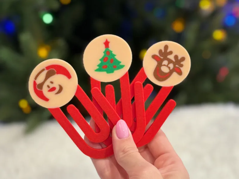 Classic Christmas Sugar Cookie Jumbo Paper Clips