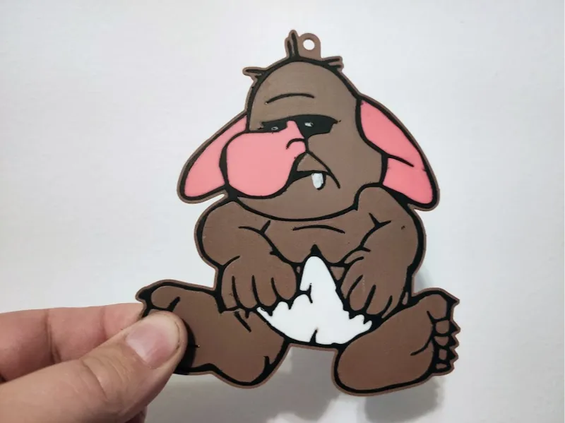 Runt/Gnomes, Lille-Fjant/Trolltyg Ornament.