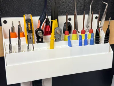 French cleat small tool holder, parametric