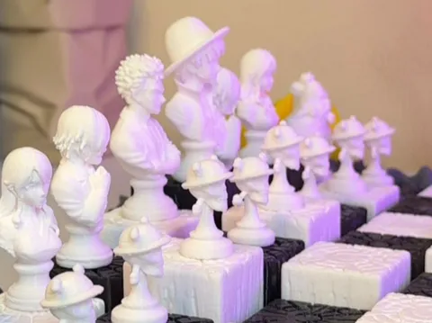 Accesorio para impresora 3D: One Piece Chess Pieces — referencia de MakerWorld