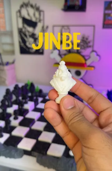 Accesorio para impresora 3D: One Piece Chess Pieces — vista de referencia 3