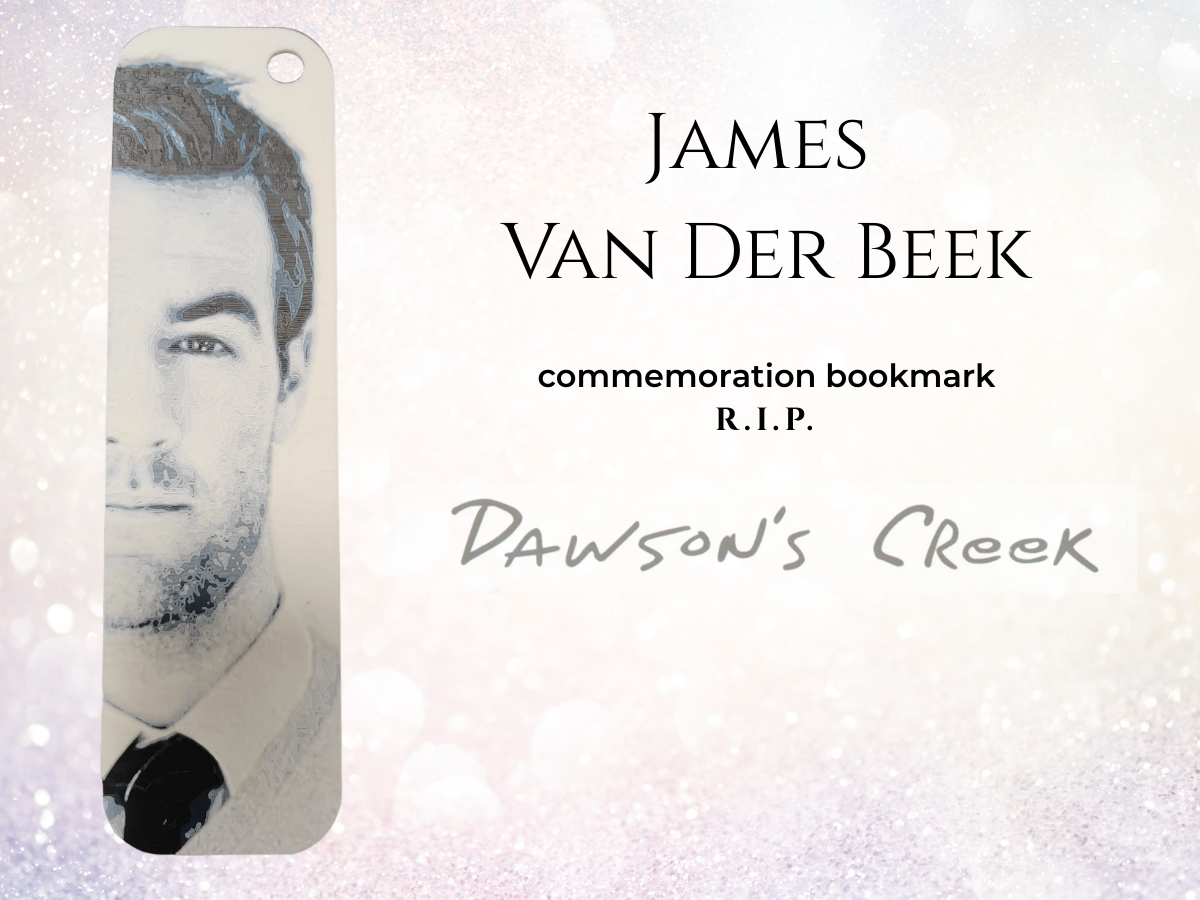 commemoration bookmark James  Van Der Beek