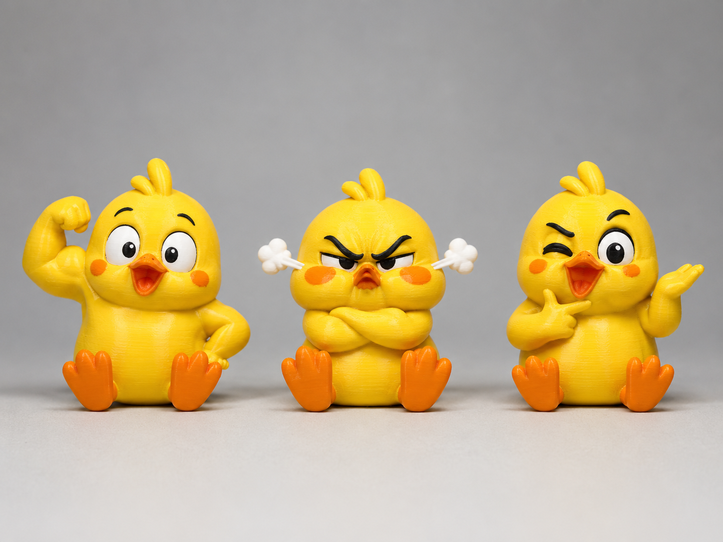 Expressive Chicks Vol. 2 | Strong  Angry  Winking 