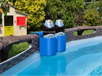 Dual Pool Cup Holder with Screw Clamp - BIG