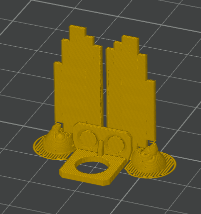Miniatura 1 do modelo 3D 我的世界鞘翅（一体打印、可动） 