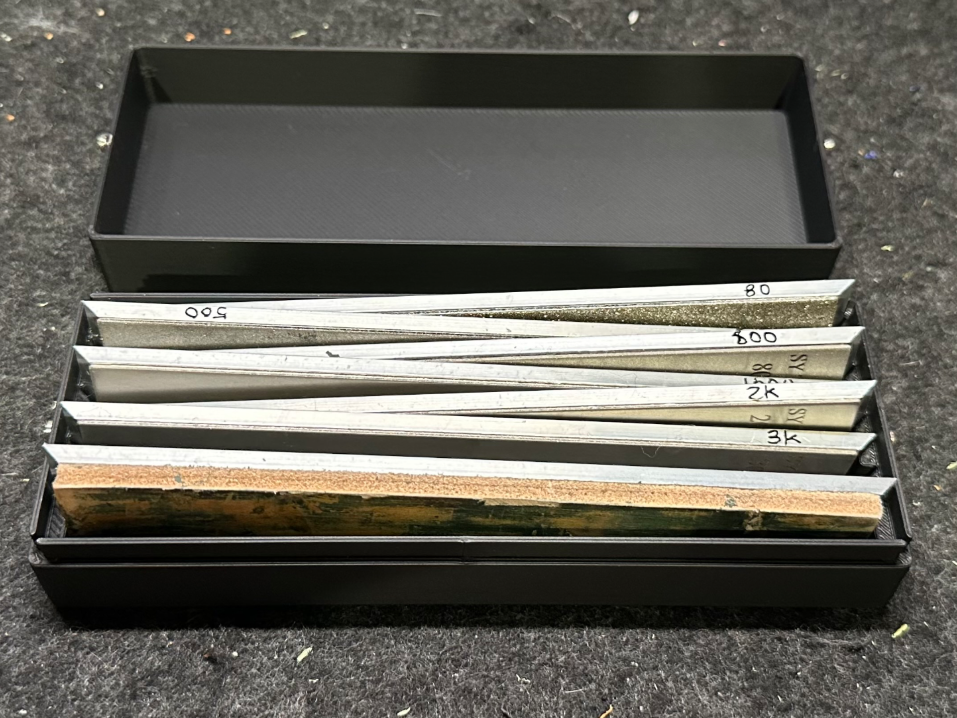 SyTools Diamond Sharpening Stone Storage with Lid