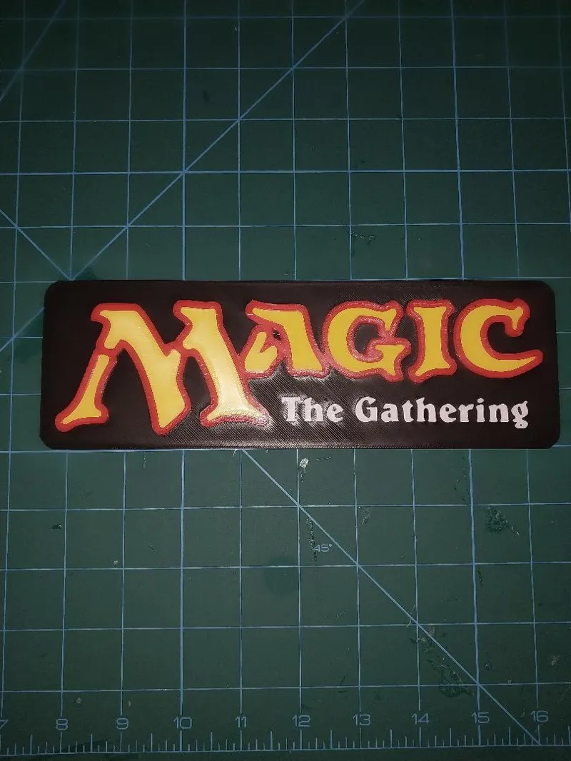 Magic the Gathering Simple Non LED sign