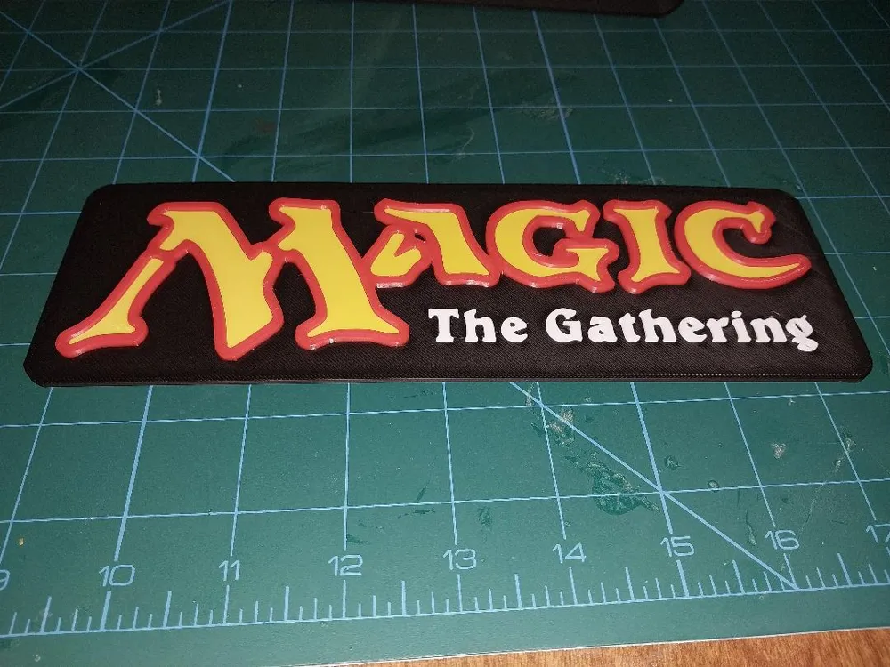 Model Magic Sign Magic the Gathering Simple Non LED sign - Free 3D Print Model - MakerWorld