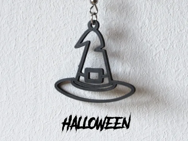 Halloween Witch Hat Earrings