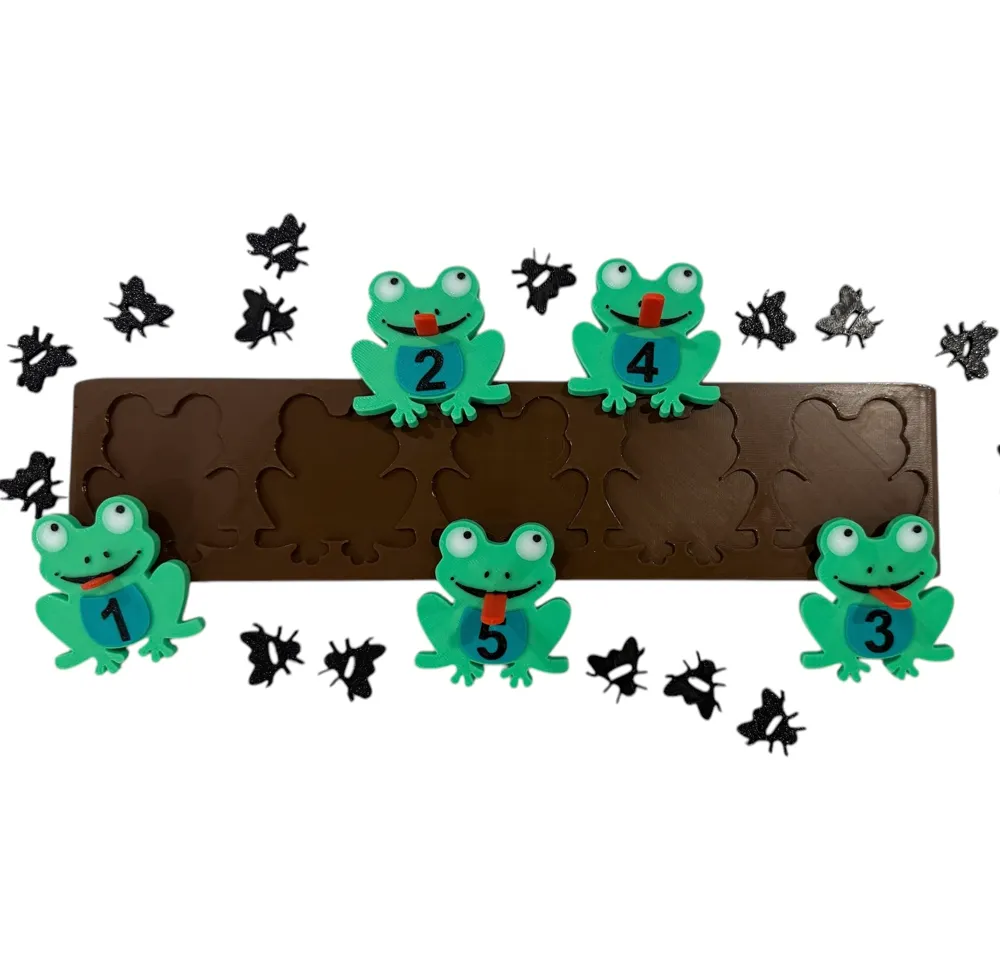 Frog Puzzle & Stacking Toy –Sensory-Friendly! by Sh^ts'N'Giggles3d ...