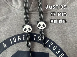 Panda Drawstring Beads