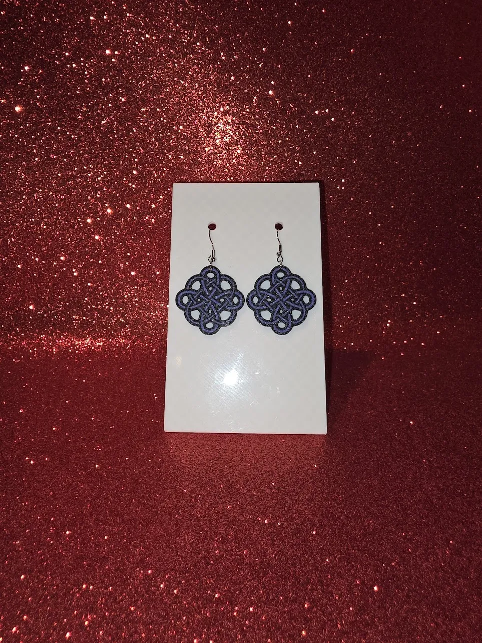 Irish blessing earrings view 2