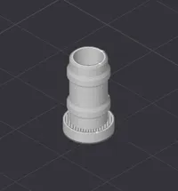 6mm cap with 1mm hole - 0.12mm layer, 2 walls, 15% infill