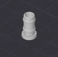 hose 6mm cap - 0.12mm layer, 2 walls, 15% infill