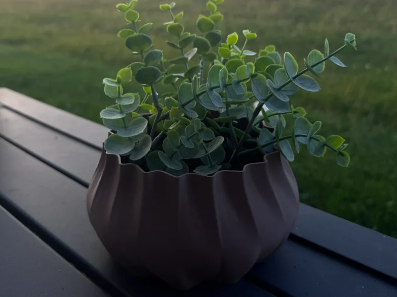 Ripple-Edge Planter