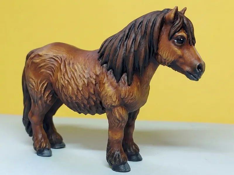 Shetland Pony / Tiny Horse Miniature - D&D TTRPG 