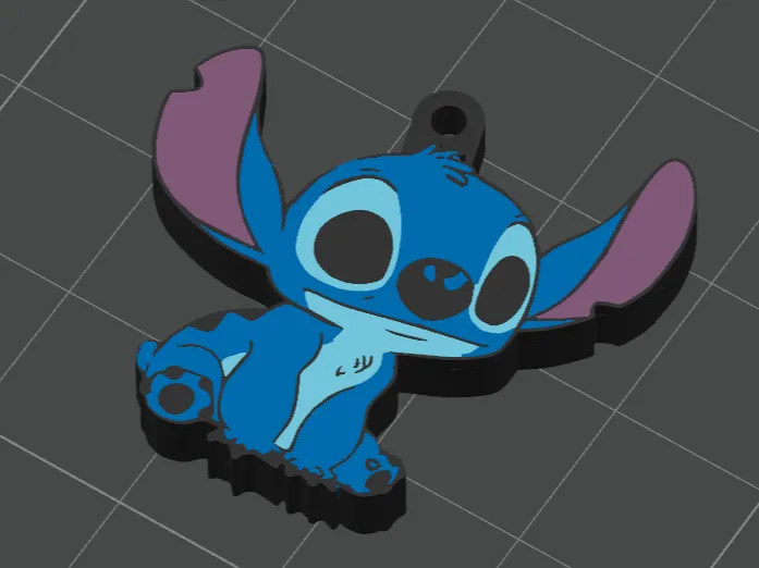 Portachiavi little Stitch