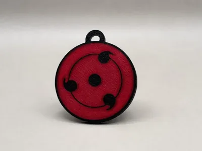 Naruto Sharingan Eye Keychain