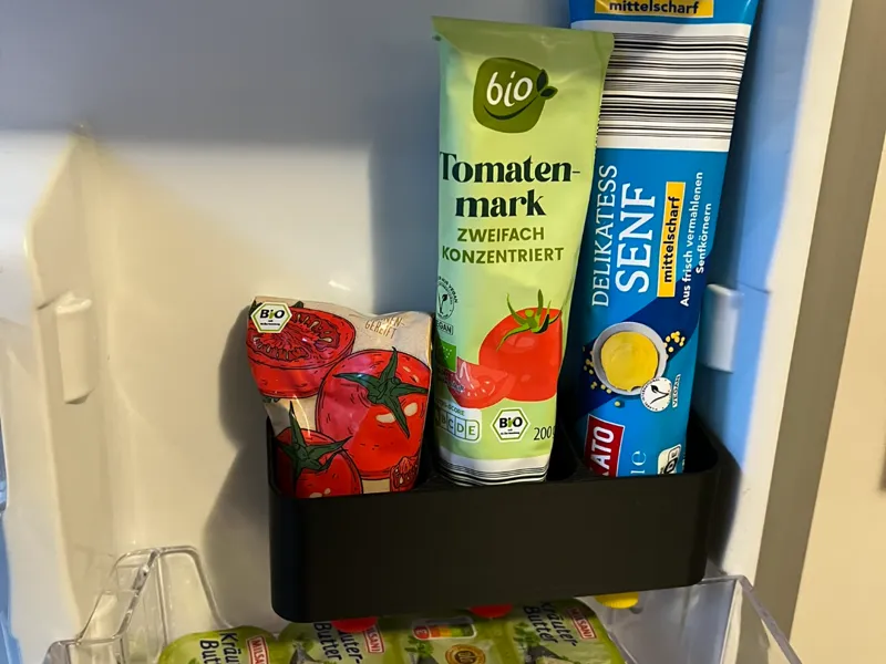 3x Tubenhalter für den Kühlschrank abnehmbar