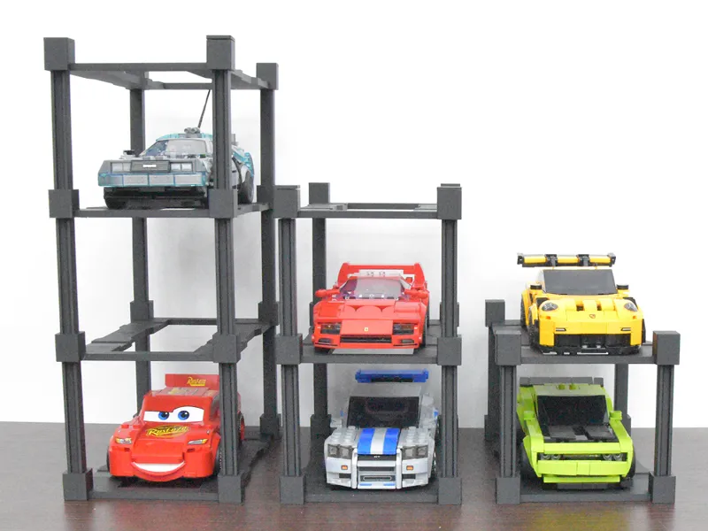 Modulair Garage for Bricks Speed Champions Car's