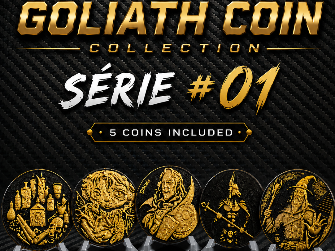 Goliath Coin piece de collection à imprimer serie1