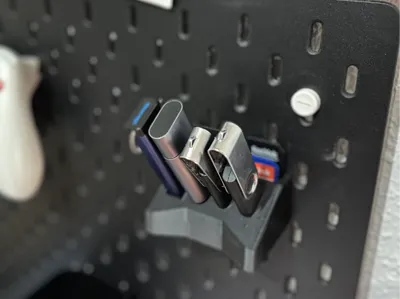 skadis usb stick sd card mount