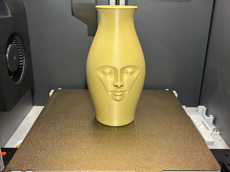 3D Druck Vase mit Gesicht