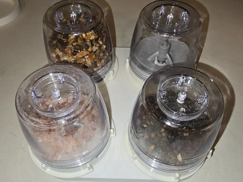 Salt and Black Pepper Tray (4 Inserts)