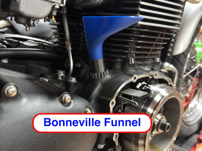 Triumph 900 Oil Funnels for Bonneville & Scrambler