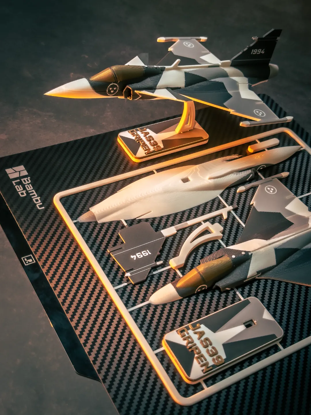 JAS39 GRIPEN Plane Kit Card view 3