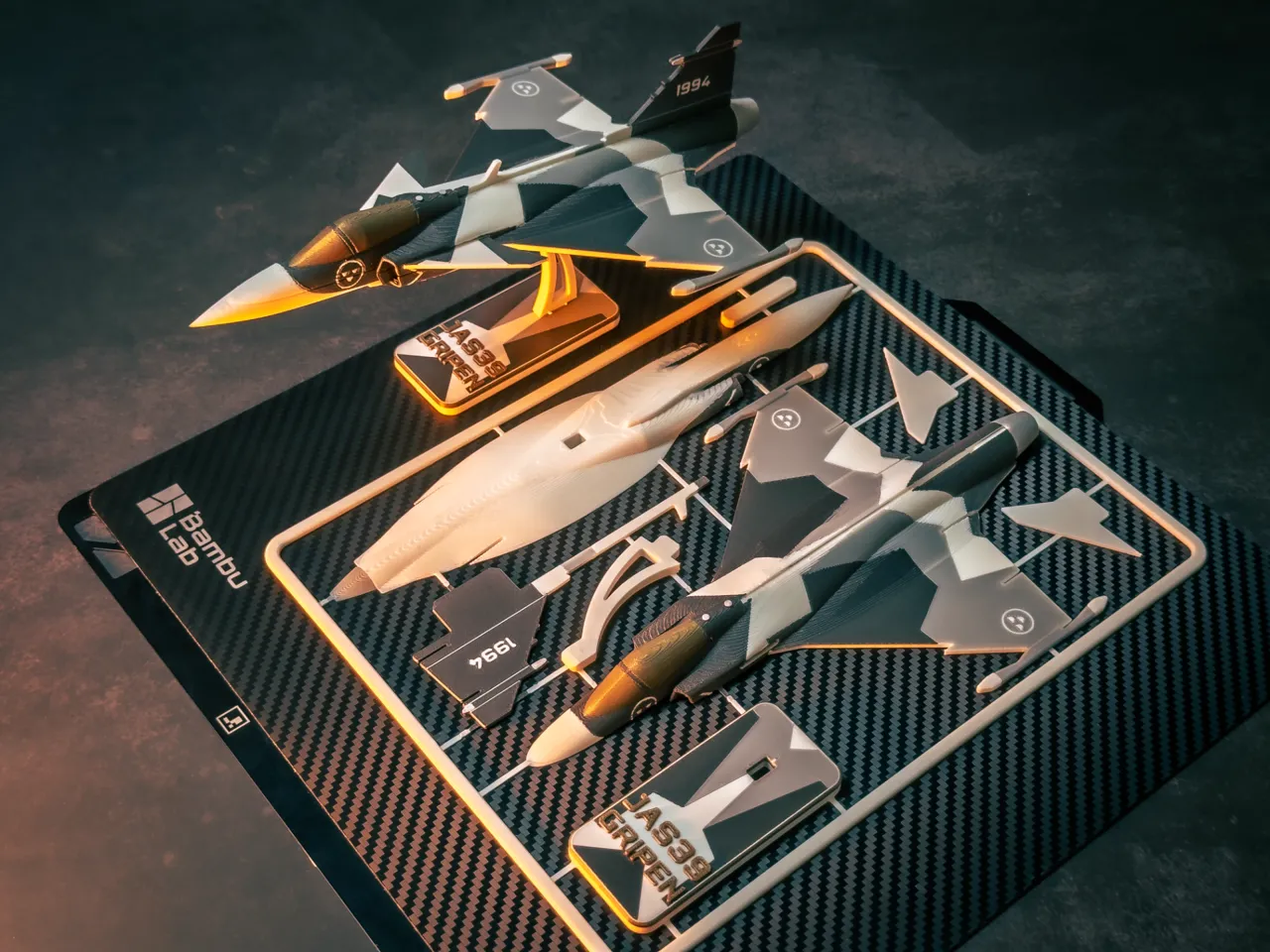 JAS39 GRIPEN Plane Kit Card view 4