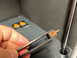 Cleaning and lubrication tool for the 8mm bar