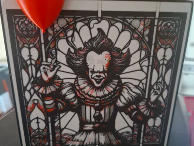 IT lightbox with balloon