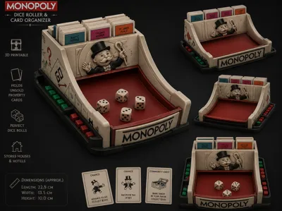 Monopoly Vault Dice & Card Roller