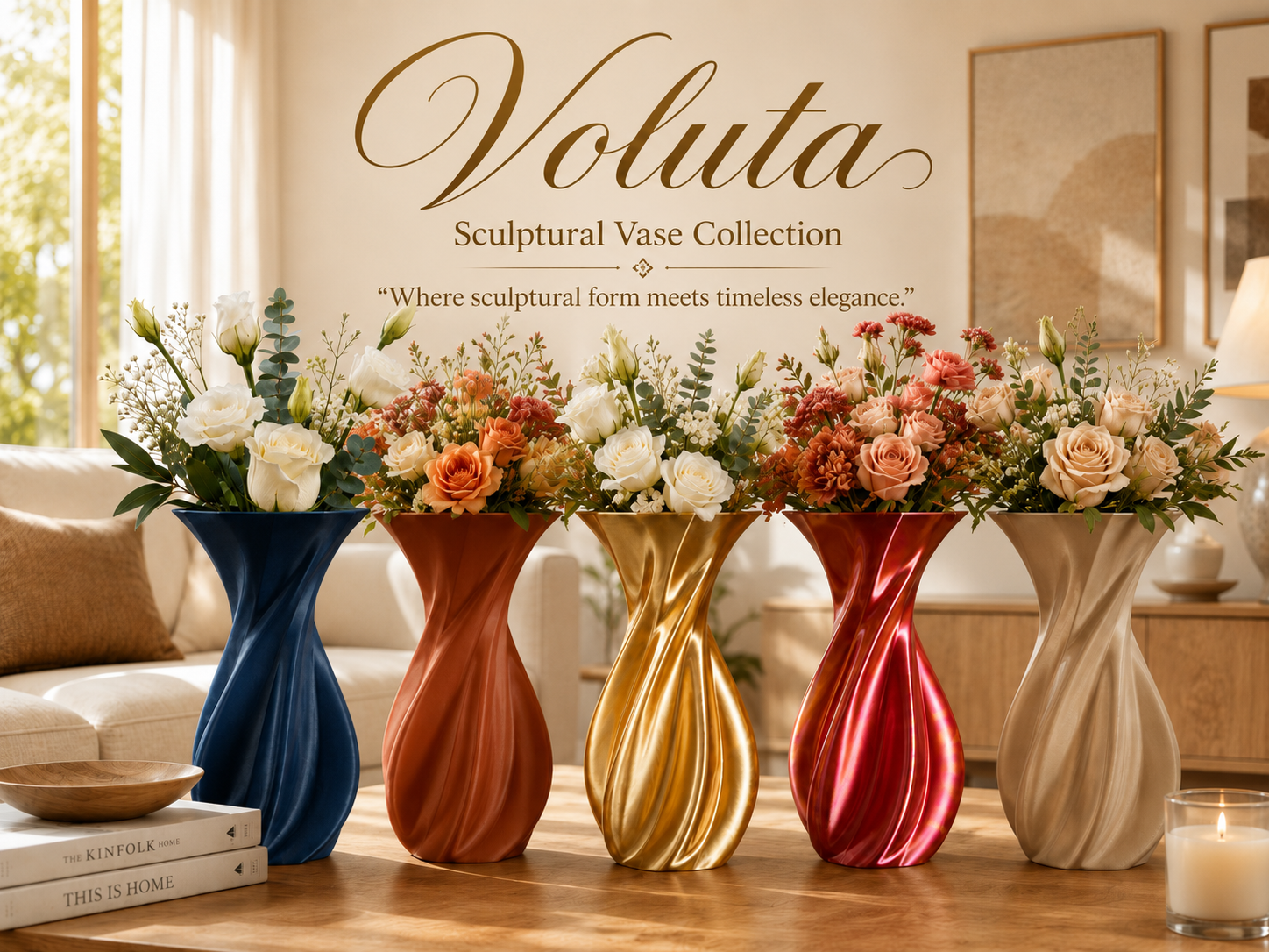 Voluta Spiral Vase