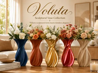 Voluta Spiral Vase