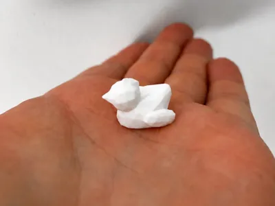 Cute Low-poly Chicken Magnet