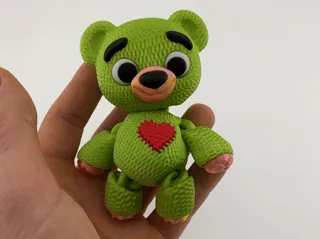 Cuddly Friends: Articulated Teddy Bear!