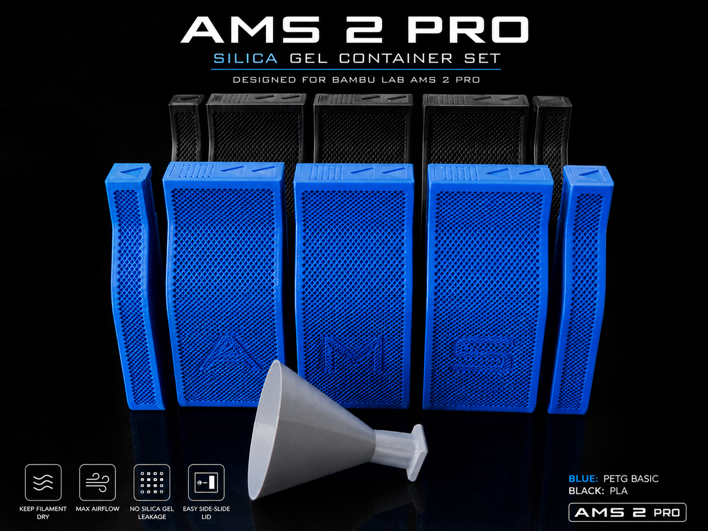Bambu AMS 2 Pro Dry Box Set
