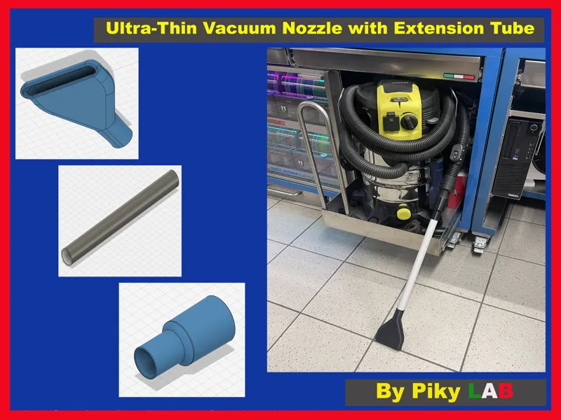 Ultra-Thin Vacuum Nozzle with Extension Tube
