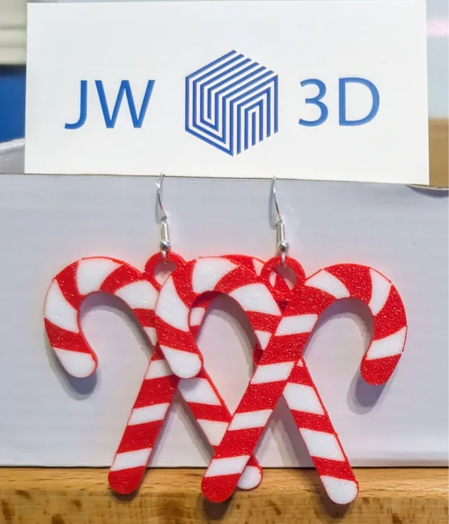 Candy Cane Earrings