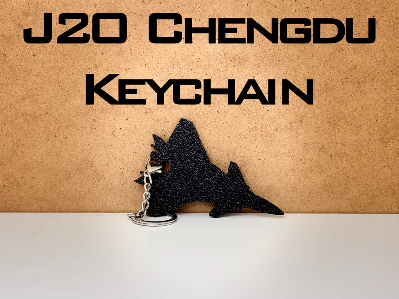 J20 Chengdu Keychain