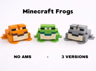Minecraft Frogs (NO AMS, 3 VERSIONS)
