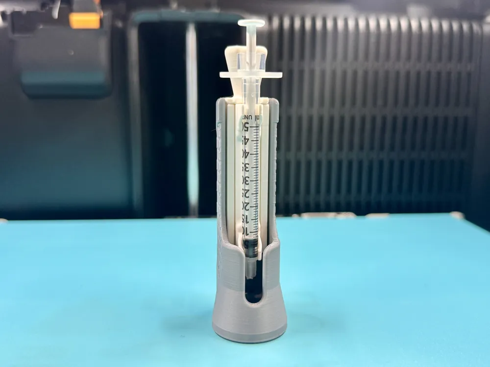 Trt Injector Device V1 Magnetic Injection Assist Insulin / GLP-1 / TRT - Free 3D Print ...